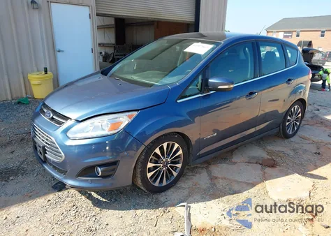 2018 Ford C-Max Hybrid Titanium из США, поврежденный, VIN 1FADP5DU7JL102490